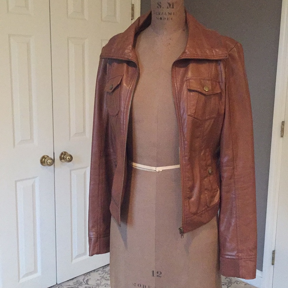 American Rag Vintage Brown Leather Jacket